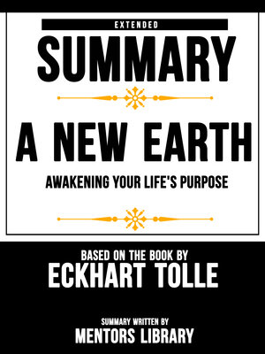 cover image of Extended Summary of a New Earth